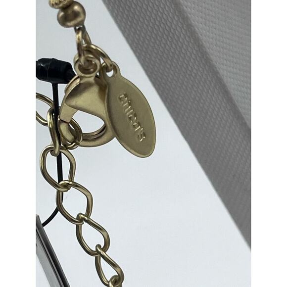 Chicos Green Collection agate,‎ jade amazonite Goldtone Long
Tassel Necklace New - Picture 12 of 16